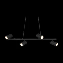 Hanglampen|Ygo Hanglamp MARLEY 4-Delig Metaal Zwart