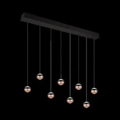 Hanglampen|Ygo Hanglamp ORBIT 8Del. Zwart/Coffee