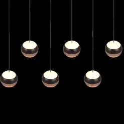 Hanglampen|Ygo Hanglamp ORBIT 8Del. Zwart/Coffee