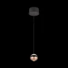 Hanglampen|Ygo Hanglamp ORBIT 1Del. Zwart/Coffee