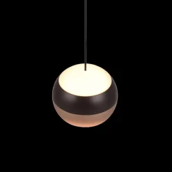 Hanglampen|Ygo Hanglamp ORBIT 1Del. Zwart/Coffee