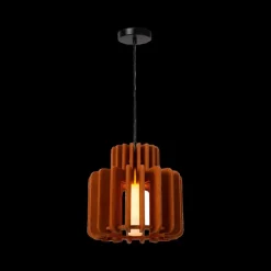 Hanglampen|Ygo Hanglamp ROLLO 1Del. Ø31 Terracotta