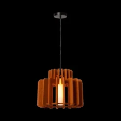 Hanglampen|Ygo Hanglamp ROLLO 1Del. Ø40 Terracotta