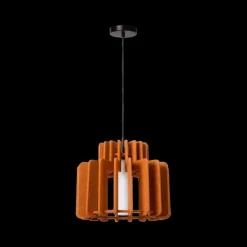 Hanglampen|Ygo Hanglamp ROLLO 1Del. Ø40 Terracotta