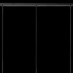 Hanglampen|Ygo Hanglamp ROSAS 3Del. Lang Zwart/Goud