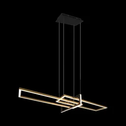 Hanglampen|Ygo Hanglamp SALINAS Met. Mat Messing