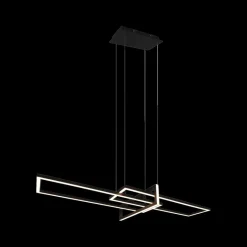 Hanglampen|Ygo Hanglamp SALINAS Met. Mat Zwart