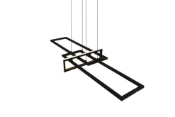 Hanglampen|Ygo Hanglamp SALINAS Met. Mat Zwart