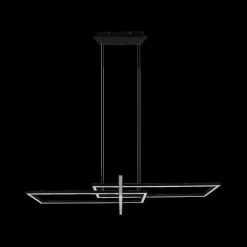 Hanglampen|Ygo Hanglamp SALINAS Met. Mat Zwart