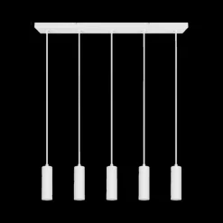 Hanglampen|Ygo Hanglamp SOKA 5Del. Metaal Wit