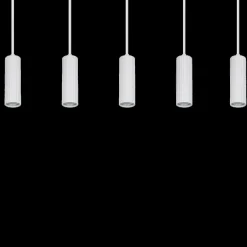 Hanglampen|Ygo Hanglamp SOKA 5Del. Metaal Wit