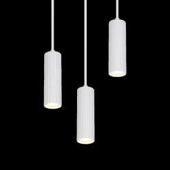 Hanglampen|Ygo Hanglamp SOKA 3Del. Metaal Wit