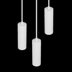 Hanglampen|Ygo Hanglamp SOKA 3Del. Metaal Wit