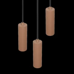 Hanglampen|Ygo Hanglamp SOKA 3Del. Metaal Coffee