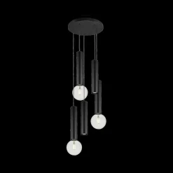 Hanglampen|Ygo Hanglamp TABOO 5Del. Zwart