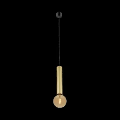 Hanglampen|Ygo Hanglamp TABOO 1Del. Zwart/Goud