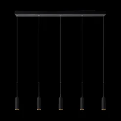 Hanglampen|Ygo Hanglamp TUBULE Zwart