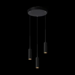 Hanglampen|Ygo Hanglamp TUBULE Zwart