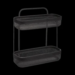 Keukenrekjes|Ygo Hangrekje TIMAR 2Niv. Met. Zwart