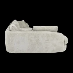 Hoeksalons|Ygo Hoeksalon ACHIEL Longchair Links Turtledove B313