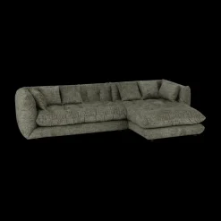 Hoeksalons|Ygo Hoeksalon AMIGO Longchair Rechts Olive B300