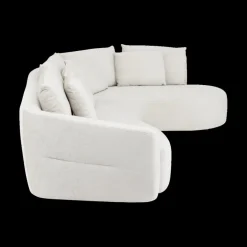 Hoeksalons|Ygo Hoeksalon ARIEL Longchair Rechts Barmon Coconut