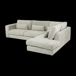 Hoeksalons|Ygo Hoeksalon ATLAS Greige Longchair Rechts B327