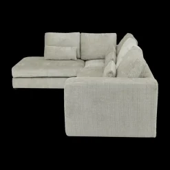 Hoeksalons|Ygo Hoeksalon ATLAS Greige Longchair Links B327