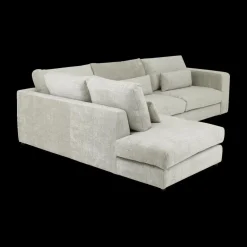 Hoeksalons|Ygo Hoeksalon ATLAS Greige Longchair Links B327