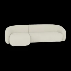 Hoeksalons|Ygo Hoeksalon AUGUST Cream Longchair Links B293