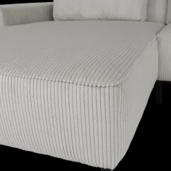 Hoeksalons|Ygo Hoeksalon BEMTHE Longchair Links Grijs B329