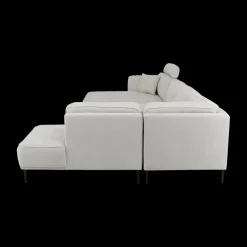 Hoeksalons|Ygo Hoeksalon CALABRIA Grijs Longchair Links B396