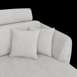 Hoeksalons|Ygo Hoeksalon CALABRIA Grijs Longchair Rechts B396