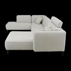 Hoeksalons|Ygo Hoeksalon CALABRIA Grijs Longchair Rechts B396