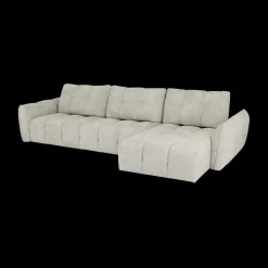 Hoeksalons|Ygo Hoeksalon CARPO Semona Greige Longchair Rechts B337