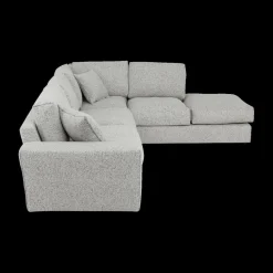 Hoeksalons|Ygo Hoeksalon CASCADA Grijs Hoek Rechts B312