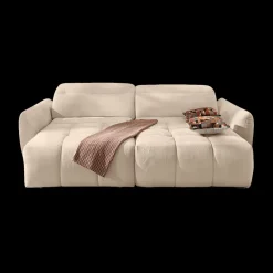 Hoeksalons|Ygo Hoeksalon CECILE Beige met Elektrische Diepteverstelling B263