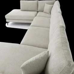 Hoeksalons|Ygo Hoeksalon CELINE Longchair Links Grijs