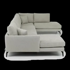 Hoeksalons|Ygo Hoeksalon CELINE Longchair Rechts Grijs