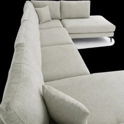 Hoeksalons|Ygo Hoeksalon CELINE Longchair Rechts Grijs