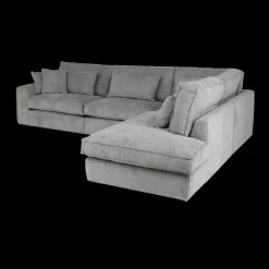 Hoeksalons|Ygo Hoeksalon CYLLENE Longchair Rechts Grijs