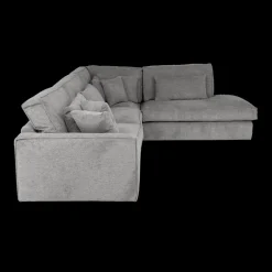 Hoeksalons|Ygo Hoeksalon CYLLENE Longchair Rechts Grijs