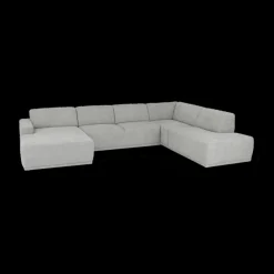 Hoeksalons|Ygo Hoeksalon DALI Longchair Links Grijs