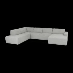 Hoeksalons|Ygo Hoeksalon DALI Longchair Rechts Grijs