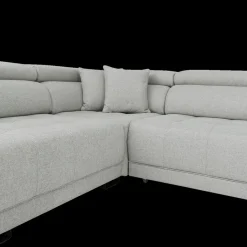 Hoeksalons|Ygo Hoeksalon FIRENZE Hoek Links Grijs - Elektrische diepteverstelling