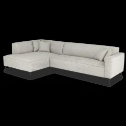 Hoeksalons|Ygo Hoeksalon FRISCO Hoek Links Fossil Grey B308