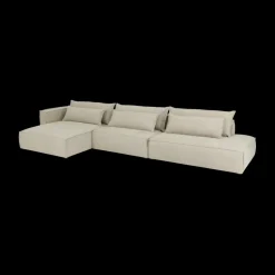 Hoeksalons|Ygo Hoeksalon GAELLE Longchair Links Retro Bliss B416