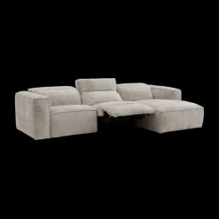 Hoeksalons|Ygo Hoeksalon GASTON Greige Longchair Rechts B311