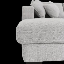 Hoeksalons|Ygo Hoeksalon GRANADA Longchair Links Grijs