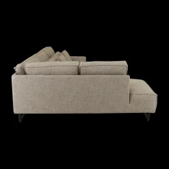 Hoeksalons|Ygo Hoeksalon KIRUNA Hoek Links Taupe B289